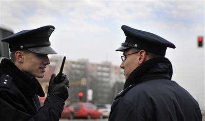 Frekventanti stední policejní koly v Holeov (Ilustraní foto)